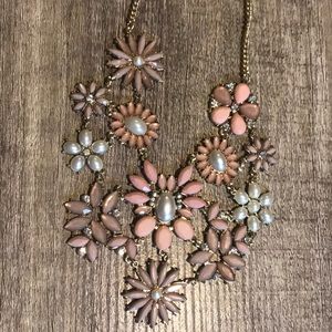 Nudish pink Statement piece Necklace